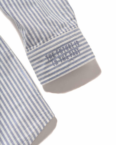 Human Made Striped Oxford BD Shirt Blue, Shirts