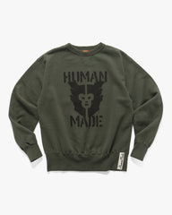 Human Made Tsuriami Sweatshirt  Green, Sweaters