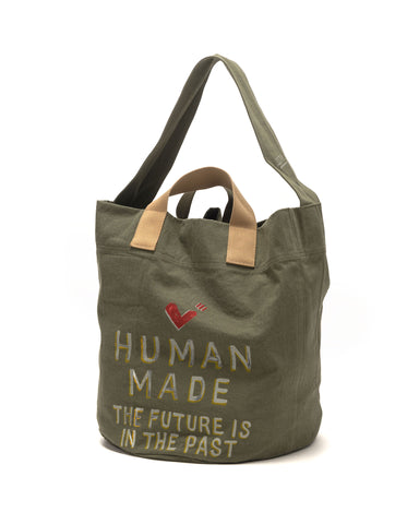 Human Made Tote Bag Olive Drab, Accessories