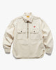 Human Made Zip-Up Work Shirt  White, Shirts