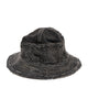 Kapital 11.5oz The Old Man And The Sea Hat BLKxBLK Denim, Headwear