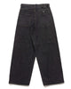 Kapital 14oz BLK Denim PORT Baggy Pants BLKxECR, Bottoms