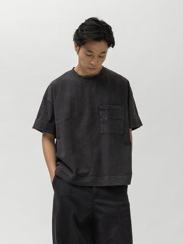 KAPITAL 16/-Dense Jersey ARMY Beach Packed T I-B, T-Shirts