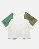 KAPITAL 18.5/-Jersey Bandanna HUGE T (COOKIE) Khaki, T-Shirts