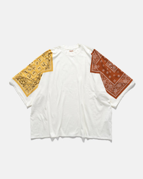 KAPITAL 18.5/-Jersey Bandanna HUGE T (COOKIE) Light Brown, T-Shirts
