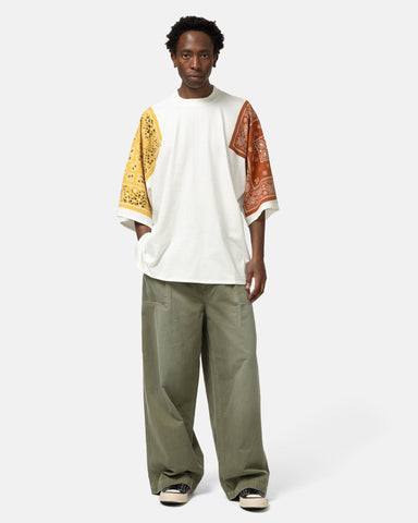 KAPITAL 18.5/-Jersey Bandanna HUGE T (COOKIE) Light Brown, T-Shirts