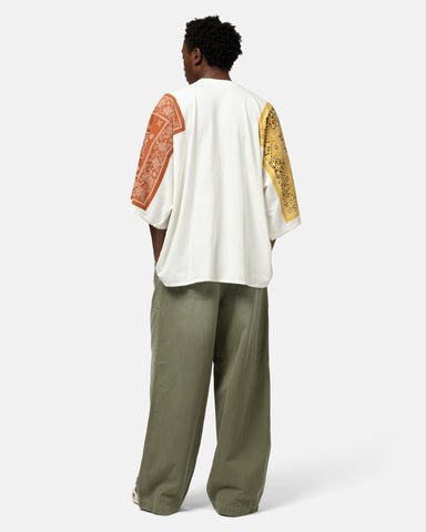 KAPITAL 18.5/-Jersey Bandanna HUGE T (COOKIE) Light Brown, T-Shirts