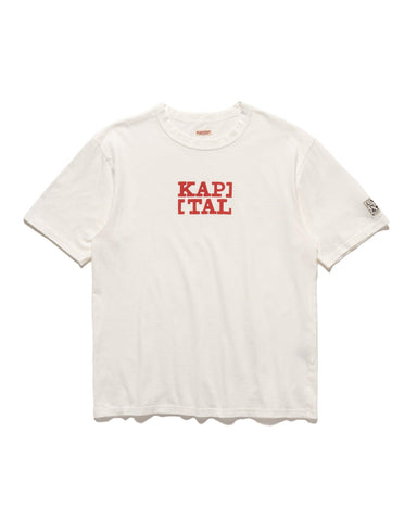 Kapital 20/-Jersey ROOKIE Crew T White, T-Shirts