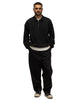 Kapital 30/-SWT Knit Half ZIP SWT Black, Sweaters