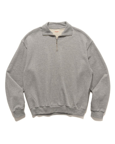 Kapital 30/-SWT Knit Half ZIP SWT Gray, Sweaters