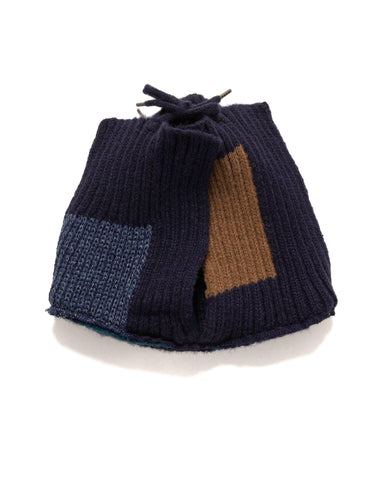 Kapital 5G Wool TUGIHAGI GALE Cap Short Navy, Headwear