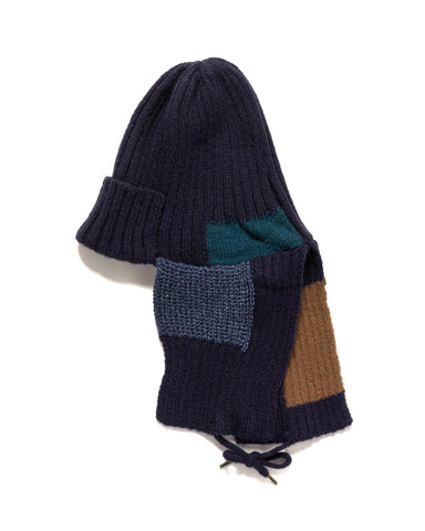 Kapital 5G Wool TUGIHAGI GALE Cap Short Navy, Headwear