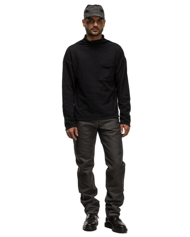 Kapital AMUSE Knit GANDHI Longsleeve T-Shirt Black, T-Shirts