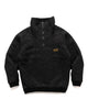 Kapital BOA Fleece ZIP Alpine Pull Overall Black, Sweaters