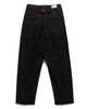 Kapital Chino High Waist NIME Pants Black, Bottoms