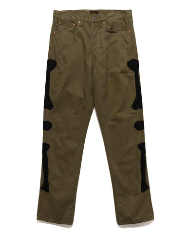 Kapital Chino MEXICAN TUXEDO 5P OKAGILLY Khaki, Bottoms