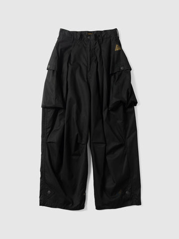 KAPITAL Gabergine Cotton AODAI Cargo Pants 2026 Black, Cargo Pants
