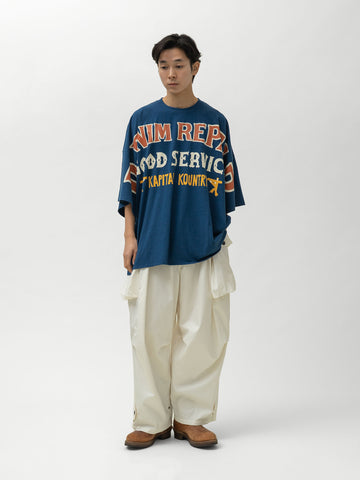 KAPITAL Gabergine Cotton AODAI Cargo Pants 2026 White, Pants