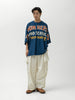 KAPITAL Gabergine Cotton AODAI Cargo Pants 2026 White, Pants