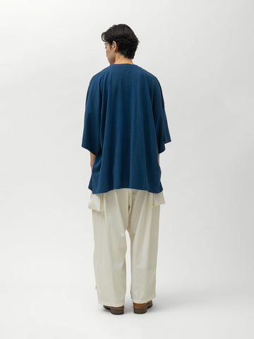 KAPITAL Gabergine Cotton AODAI Cargo Pants 2026 White, Pants