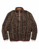 Kapital HACKSAW-BLOCK Fleece Pullover Beige, Outerwear