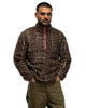 Kapital HACKSAW-BLOCK Fleece Pullover Beige, Outerwear