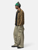 KAPITAL Herringbone Jumbo Monkey Pants Khaki, Cargo Pants
