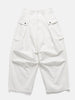 KAPITAL Herringbone Jumbo Monkey Pants White, Cargo Pants