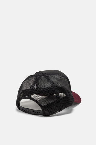 Kapital TH.D.D.Track Cap BLKxBurgundy, Caps