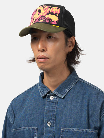 Kapital TH.D.D.Track Cap BLKxKHA, Caps