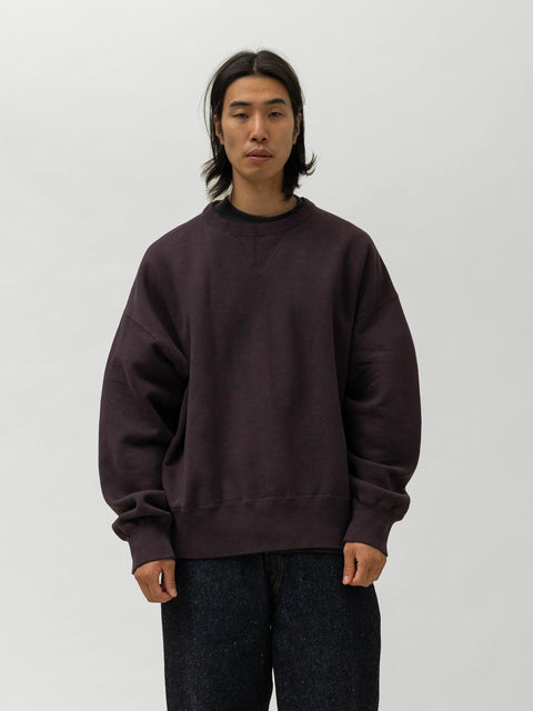 KAPTAIN SUNSHINE Double V Pullover Brown Violet, Sweatshirts