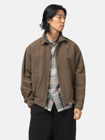 KAPTAIN SUNSHINE Gaba. Zip Blouson Cub Brown, Jackets