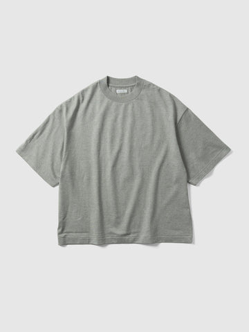 KAPTAIN SUNSHINE Suvin Supima Tube Half Sleeve Tee Heavy Feather Grey, T-Shirts