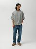 KAPTAIN SUNSHINE Suvin Supima Tube Half Sleeve Tee Heavy Feather Grey, T-Shirts