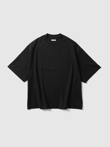 KAPTAIN SUNSHINE Suvin Supima Tube Half Sleeve Tee Heavy Ink Black, T-Shirts