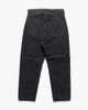 KAPTAIN SUNSHINE 5P Zipper Front Denim Pants Black One Wash, Bottoms