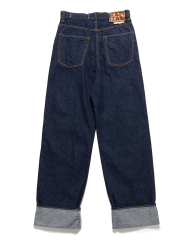 Kapital 12oz Denim 5P NEW MOMONROE Indigo, Bottoms