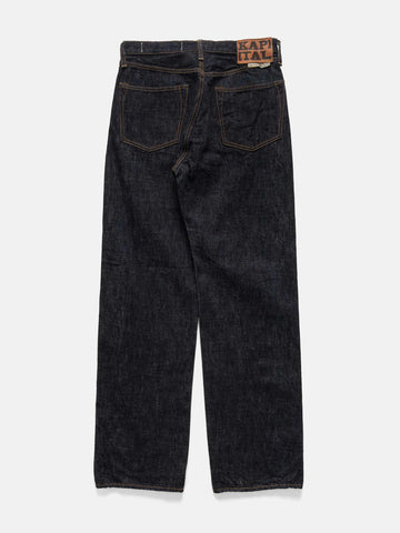KAPITAL 13.5oz Zimbabwe Denim 5P Monkey TH OneWash, Jeans