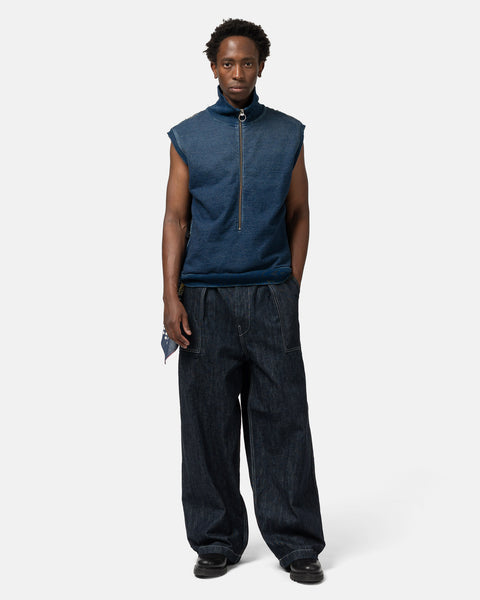 KAPITAL 14oz Denim FATIGUE Baggy Pants Indigo, Pants