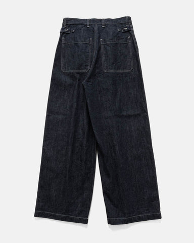KAPITAL 14oz Denim FATIGUE Baggy Pants Indigo, Pants
