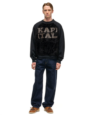 Kapital 30/-SWTxFur GRIZZLY SWT (SPEAKEASY KAPITAL) Black, Sweaters