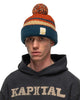 Kapital 3G Wool Cable Knit Cap Orange, Accessories