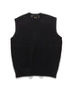 Kapital 5G Wool BONE Vest Black, Outerwear