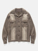 KAPITAL 7G Mohair Knit Board Shirt Moca Beige, Shirts