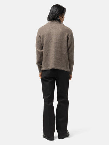 KAPITAL 7G Mohair Knit Board Shirt Moca Beige, Shirts