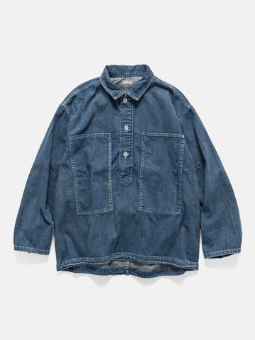 KAPITAL 8oz Denim F-ARMY M-35 Pullover PRO, Shirts