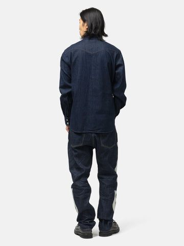 KAPITAL 8oz Denim HUSKY Western Shirt IDG, Shirts