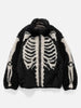 KAPITAL BONE Boa Fleece Reversible Blouson Black, Fleece Jackets