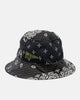 KAPITAL Bandana Patchwork BUCKET Hat Purple Black, Hats