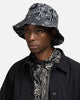 KAPITAL Bandana Patchwork BUCKET Hat Purple Black, Hats